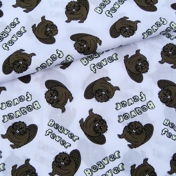 140cmx50cm Soft Cotton Woven Fabric - Cartoon - Beaver fever
140cmx50cm Soft Cotton Woven Fabric - Cartoon - Beaver fever