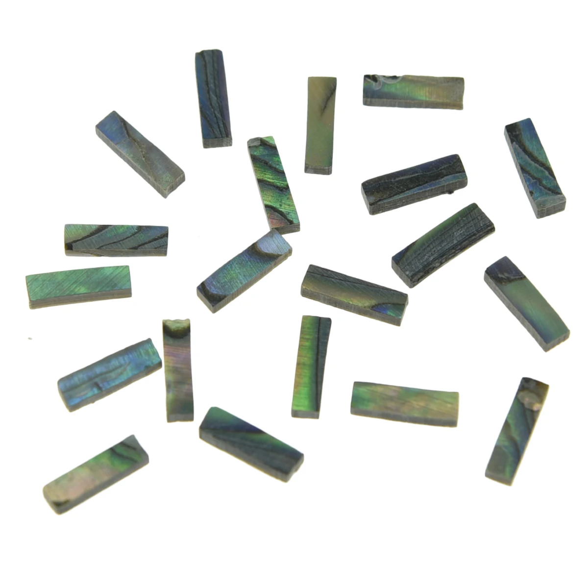 20x KAISH Real Paua Abalone Shell Binding Inlay Purfling Strips for Guitar Mandolin Ukulele Marker 7*2*1.5mm
20x KAISH Real Paua Abalone Shell Binding Inlay Purfling Strips for Guitar Mandolin Ukulele Marker 7*2*1.5mm