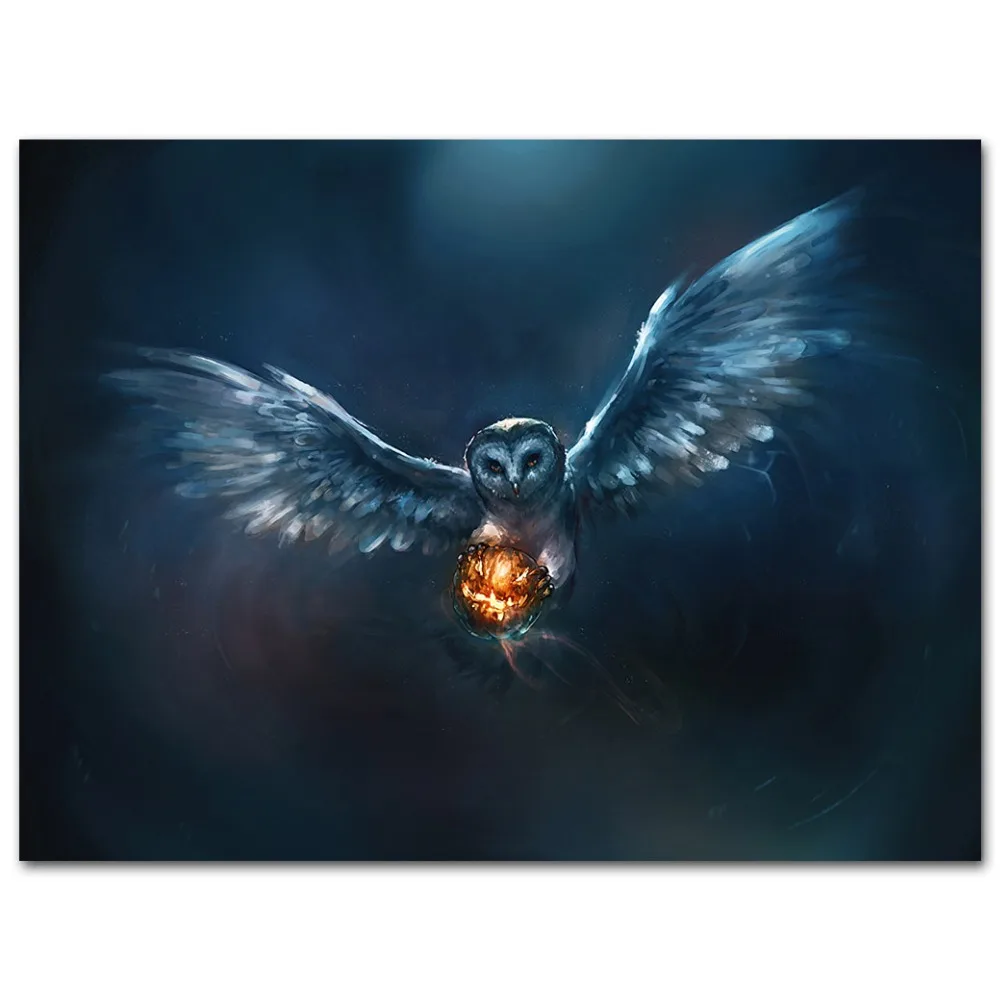 Animal Owl Carrying the Flaming Silk Poster Wall Art Print Painting 13x18 20x27 inch Decoration Pictures Living Room Decor
Animal Owl Carrying the Flaming Silk Poster Wall Art Print Painting 13x18 20x27 inch Decoration Pictures Living Room Decor