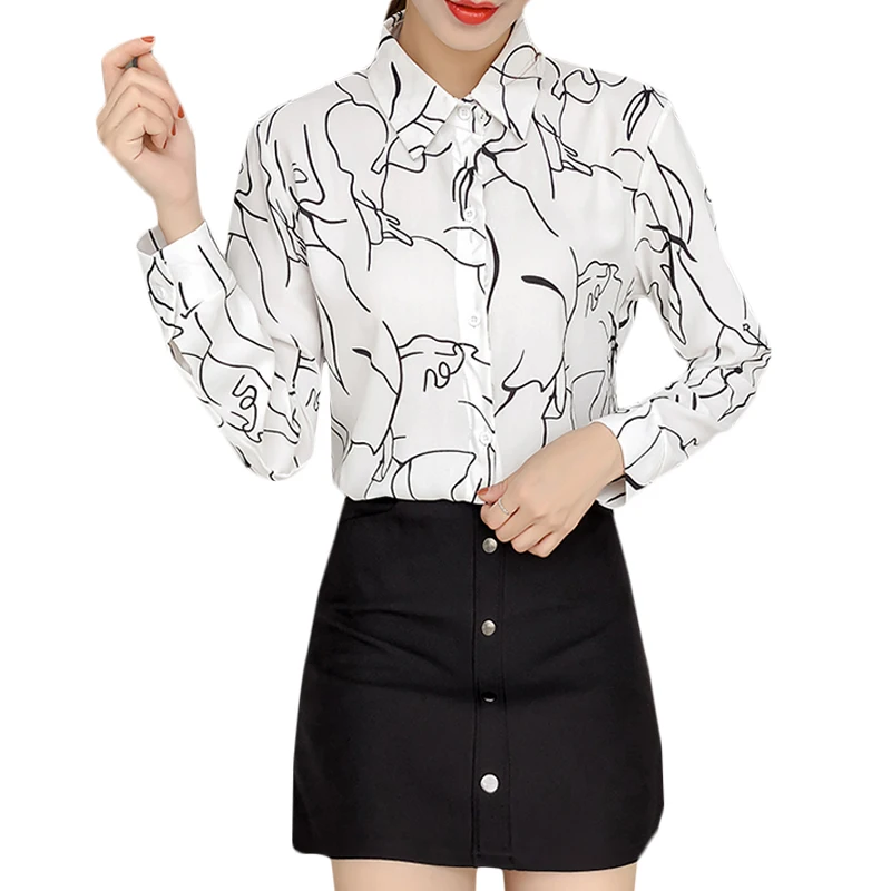 Plus Size Women's Blouse 2019 Summer Kimono Line Chiffon Blouse Women Long Sleeve Shirts Ladies Tops White Blouse Camisas Mujer
Plus Size Women's Blouse 2019 Summer Kimono Line Chiffon Blouse Women Long Sleeve Shirts Ladies Tops White Blouse Camisas Mujer