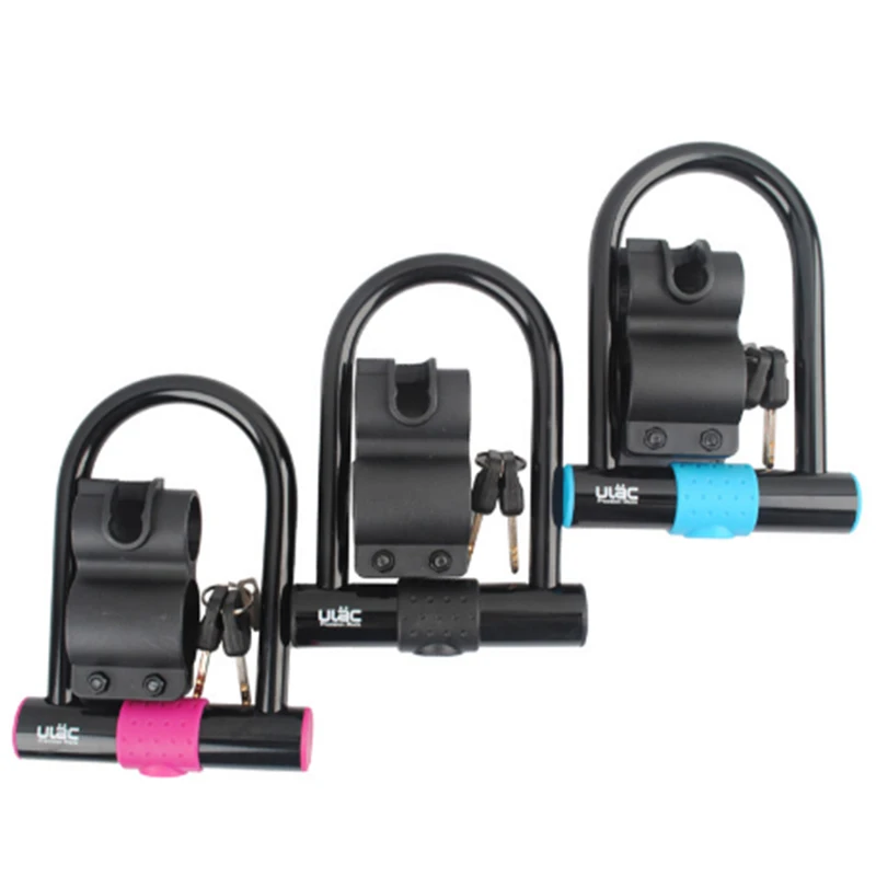 ULAC bicycle lock U lock mountain bike riding aluminum alloy anti-theft lock AU6 lock holder
ULAC bicycle lock U lock mountain bike riding aluminum alloy anti-theft lock AU6 lock holder