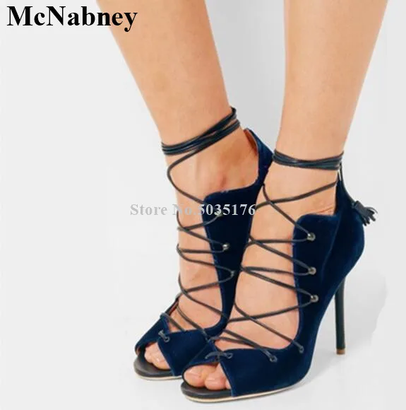 McNabney Sexy Women Sandals Cross-tied Ankle Strap Peep Toe Lace-Up Stiletto Heel Solid Summer Sandals Fashion New Women Shoes
McNabney Sexy Women Sandals Cross-tied Ankle Strap Peep Toe Lace-Up Stiletto Heel Solid Summer Sandals Fashion New Women Shoes
