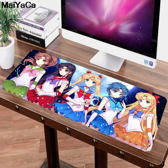MaiYaCa 70x30cm large XL sexy mouse pad Anti-slip Sailor Moon anime mousepad gaming gamer grande mouse Keyboard Mat Customized
MaiYaCa 70x30cm large XL sexy mouse pad Anti-slip Sailor Moon anime mousepad gaming gamer grande mouse Keyboard Mat Customized