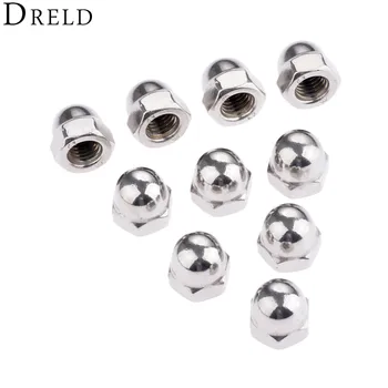DRELD 10Pcs M10/M12 Stainless Steel Cap Nuts Round Head Cover Decorative Nut Metric M3-M8 Hex Nuts
DRELD 10Pcs M10/M12 Stainless Steel Cap Nuts Round Head Cover Decorative Nut Metric M3-M8 Hex Nuts