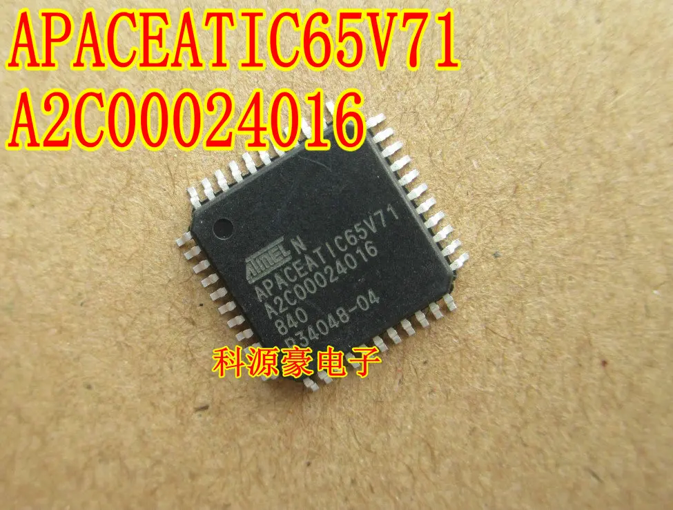New 5PCS/LOT APACEATIC65V71 A2C00024016 QFP44 Car Computer Board Chip Car IC Chips
New 5PCS/LOT APACEATIC65V71 A2C00024016 QFP44 Car Computer Board Chip Car IC Chips