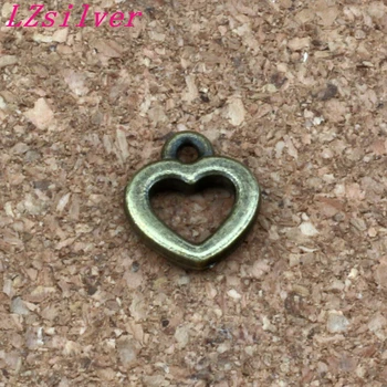 Small Open Heart Charm Pendants 300Pcs/ lots 10x12mm Antique bronze Alloy Jewelry DIY Fit Bracelets Necklace Earrings A-319
Small Open Heart Charm Pendants 300Pcs/ lots 10x12mm Antique bronze Alloy Jewelry DIY Fit Bracelets Necklace Earrings A-319