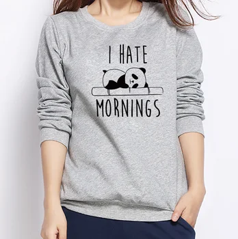 I Hate Mornings Hoodies Women Winter Harajuku Style Sweatshirts Female Funny Panda Printed Pullover Streetwear
I Hate Mornings Hoodies Women Winter Harajuku Style Sweatshirts Female Funny Panda Printed Pullover Streetwear
