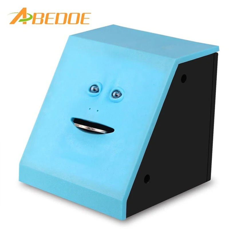 ABEDOE Face Money Saving Box Cute Automatic Face Bank Coins Box Money Eating box Bank for Children Toys Gifts Home Decoration
ABEDOE Face Money Saving Box Cute Automatic Face Bank Coins Box Money Eating box Bank for Children Toys Gifts Home Decoration