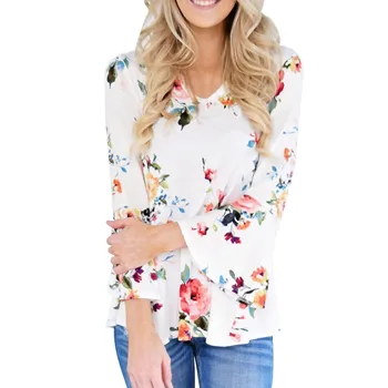 FREE OSTRICH T Shirt Women Casual Floral Printing Long Flare Sleeve Tee Tops T-Shirt Women Plus Size S-5XL Mujer 2019 C2835
FREE OSTRICH T Shirt Women Casual Floral Printing Long Flare Sleeve Tee Tops T-Shirt Women Plus Size S-5XL Mujer 2019 C2835