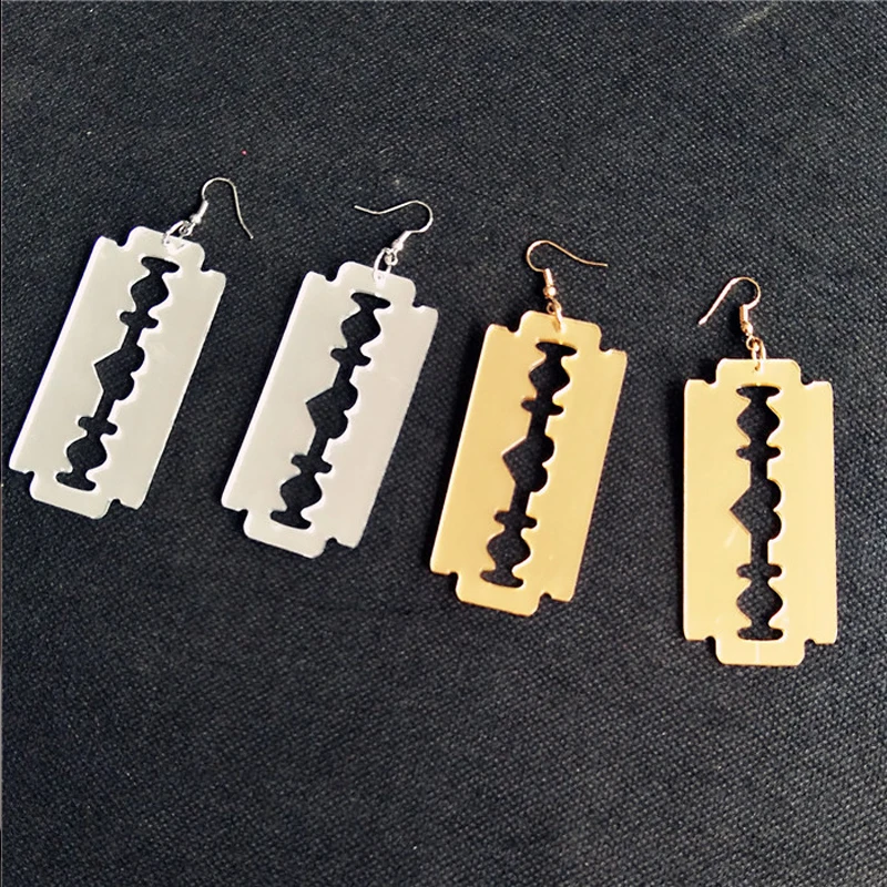 Unique Punk Gold Silver Blade Earrings for Women Geometric Hollow Out Acrylic Earring LPHZQH
Unique Punk Gold Silver Blade Earrings for Women Geometric Hollow Out Acrylic Earring LPHZQH