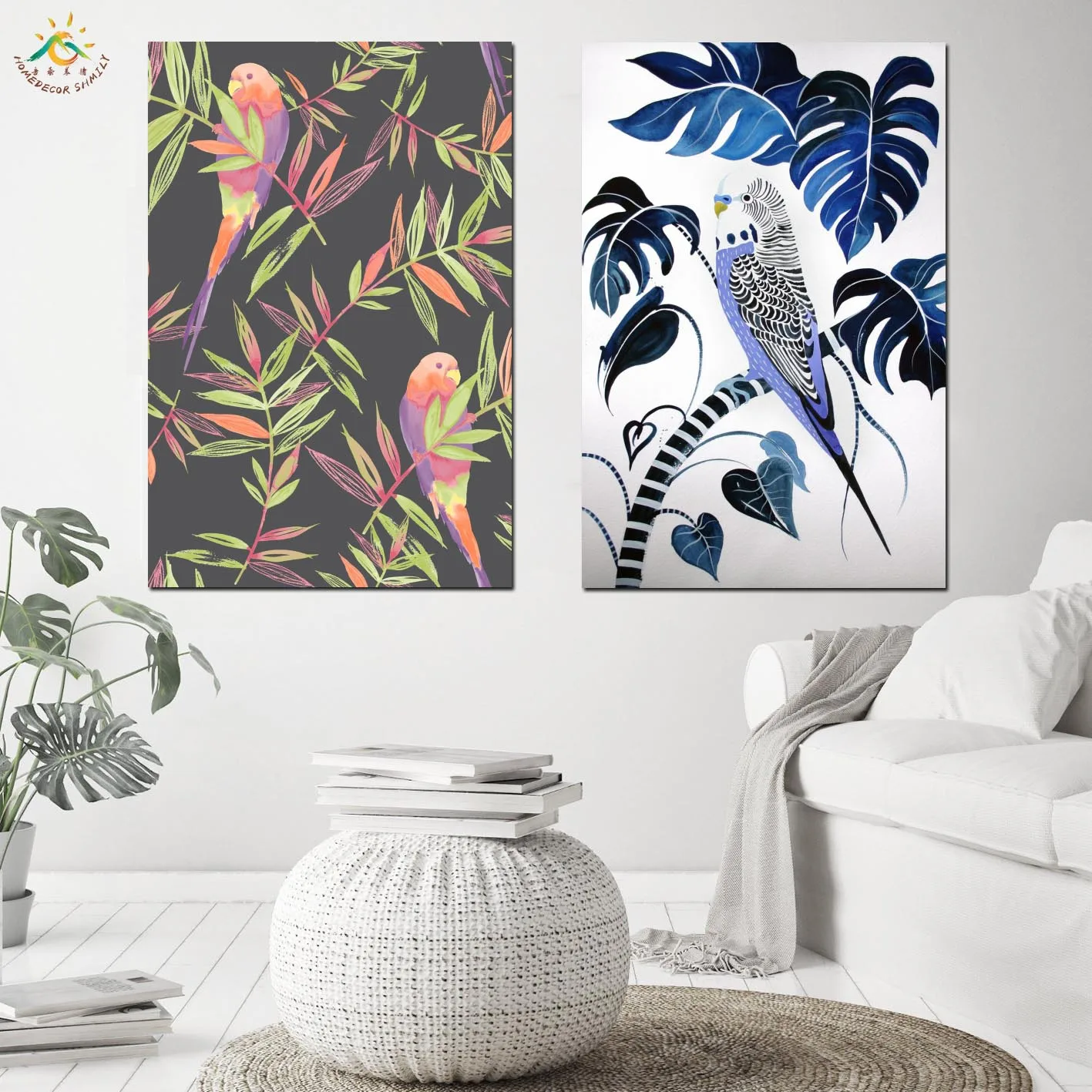 Nordic Poster Colorful Art Plant Bird Painting Wall Art Canvas Art Poster Scroll Painting Modern Wall Pictures for Living Room
Nordic Poster Colorful Art Plant Bird Painting Wall Art Canvas Art Poster Scroll Painting Modern Wall Pictures for Living Room