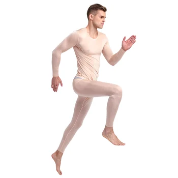 Men'S Ultra-Thin Ice Silk Seamless Autumn Clothes Nine-Point Suit Sexy Half-Through Underpants
Men'S Ultra-Thin Ice Silk Seamless Autumn Clothes Nine-Point Suit Sexy Half-Through Underpants