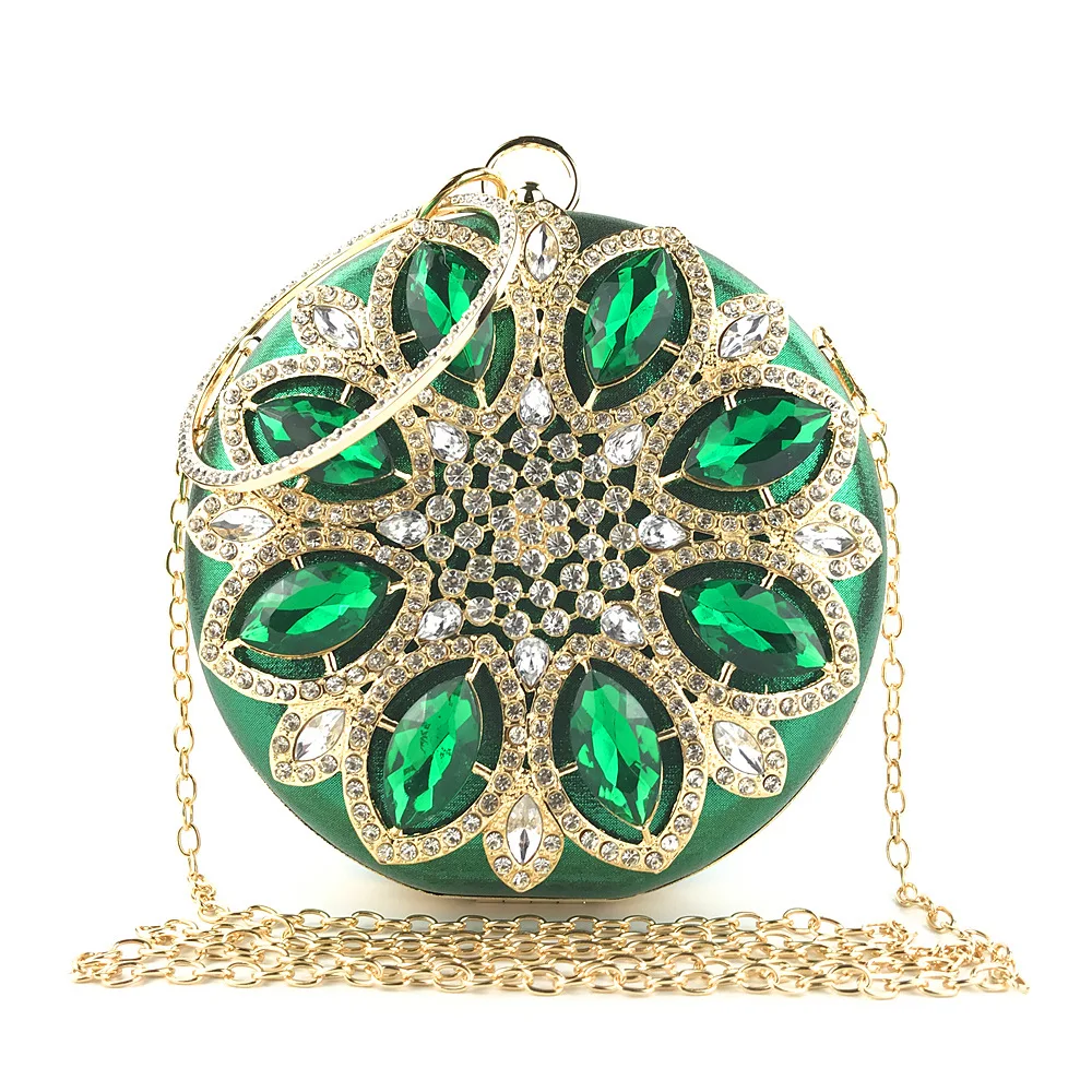 Circle Handle Women Clutch Evening Wallet Ladies hasp party handbags small bag bolsa feminina Shiny Crystal Wedding Round Design
Circle Handle Women Clutch Evening Wallet Ladies hasp party handbags small bag bolsa feminina Shiny Crystal Wedding Round Design