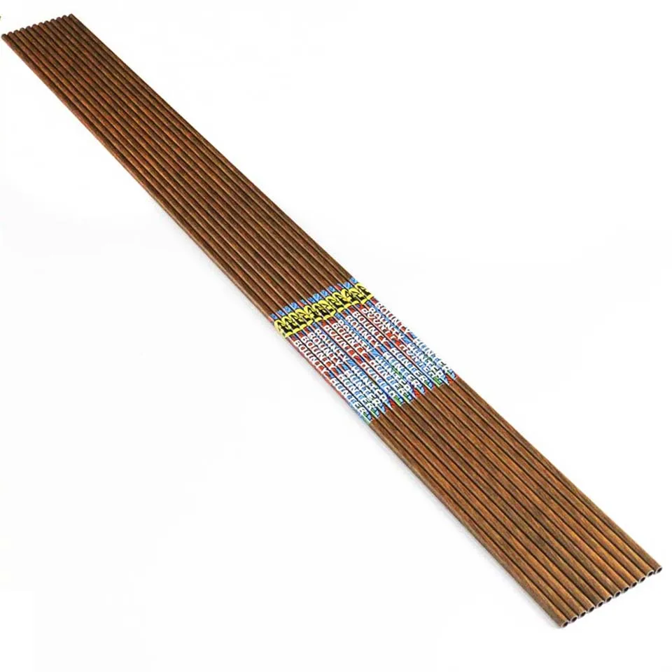 New High Quality DIY 30" Spine600 700 Carbon Arrow Shaft with Wooden Patien OD5.78mm ID4.2mm Use as Wooden Arrow for Huntting
New High Quality DIY 30" Spine600 700 Carbon Arrow Shaft with Wooden Patien OD5.78mm ID4.2mm Use as Wooden Arrow for Huntting