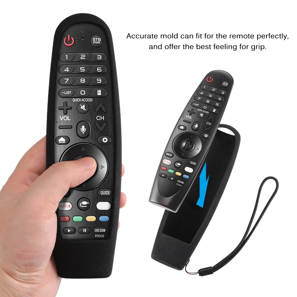 1PC Remote Control Case Shockproof Silicone Remote Control Cover Case For LG Smart Magic Remote Protector
1PC Remote Control Case Shockproof Silicone Remote Control Cover Case For LG Smart Magic Remote Protector