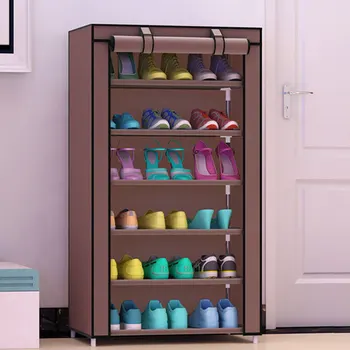 Thicken Non-woven Cloth Seven Layers Dustproof Shoe Cabinet Creative DIY Assembly Shoe Storage Shelf Simple Shoe Rack Furniture
Thicken Non-woven Cloth Seven Layers Dustproof Shoe Cabinet Creative DIY Assembly Shoe Storage Shelf Simple Shoe Rack Furniture