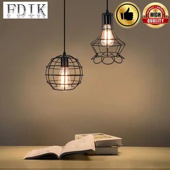 Retro Iron Pendant Light E27 Creative Bar counter Cafe Bird Cage Personality Pendant Lamp LOFT Style Restaurant Decorative lamps
Retro Iron Pendant Light E27 Creative Bar counter Cafe Bird Cage Personality Pendant Lamp LOFT Style Restaurant Decorative lamps