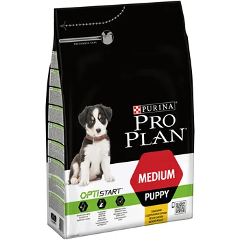 Pro Plan dry food for puppies of average breeds, the OPTISTART complex, chicken, 3 kg
Pro Plan dry food for puppies of average breeds, the OPTISTART complex, chicken, 3 kg
