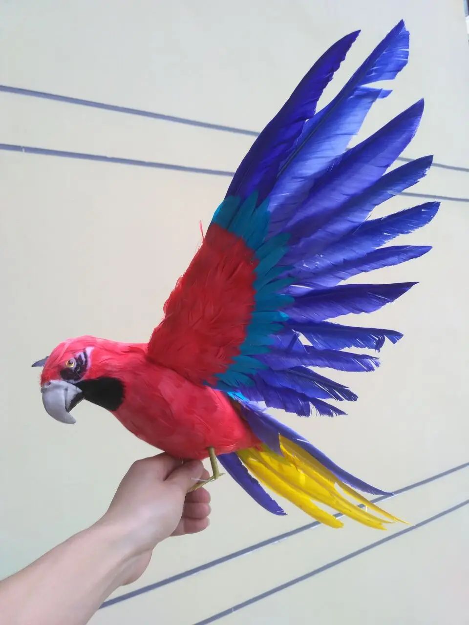 new simulation red&blue parrot toy polyethylene&furs wings parrot model gift about 60x45cm 1474
new simulation red&blue parrot toy polyethylene&furs wings parrot model gift about 60x45cm 1474
