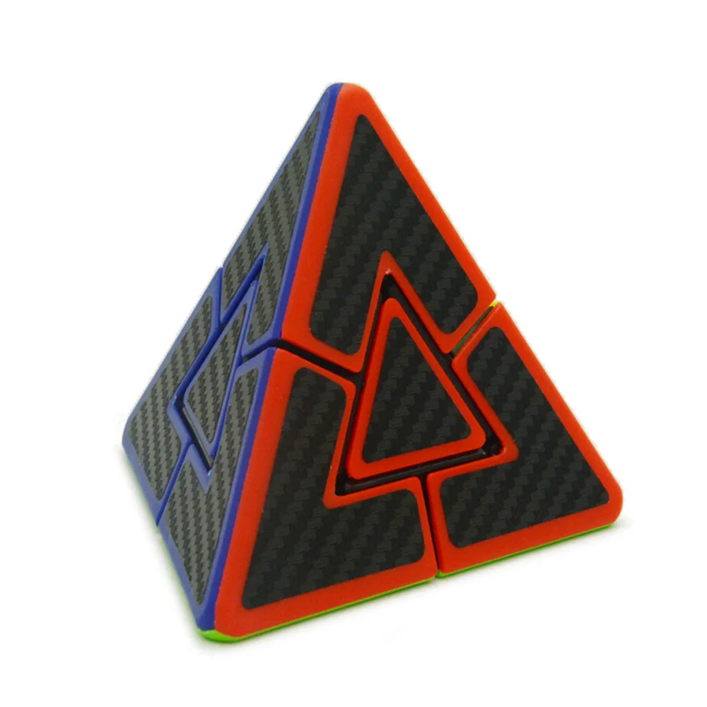 Carbon Fiber Sticker Triangle 2x2x2 Pyramid Magic Cube Speed Puzzle 2x2 Cube Educational Fidget Magico Cubo Toys Gifts
Carbon Fiber Sticker Triangle 2x2x2 Pyramid Magic Cube Speed Puzzle 2x2 Cube Educational Fidget Magico Cubo Toys Gifts