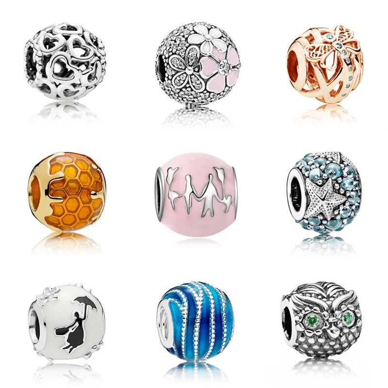 Owl/Honeycomb/ocean/Love/Starfish DIY Jewelry Charms Beads Fit Pandoraa Bracelet & Necklaces Beads Jewelry Making Women Gifts
Owl/Honeycomb/ocean/Love/Starfish DIY Jewelry Charms Beads Fit Pandoraa Bracelet & Necklaces Beads Jewelry Making Women Gifts