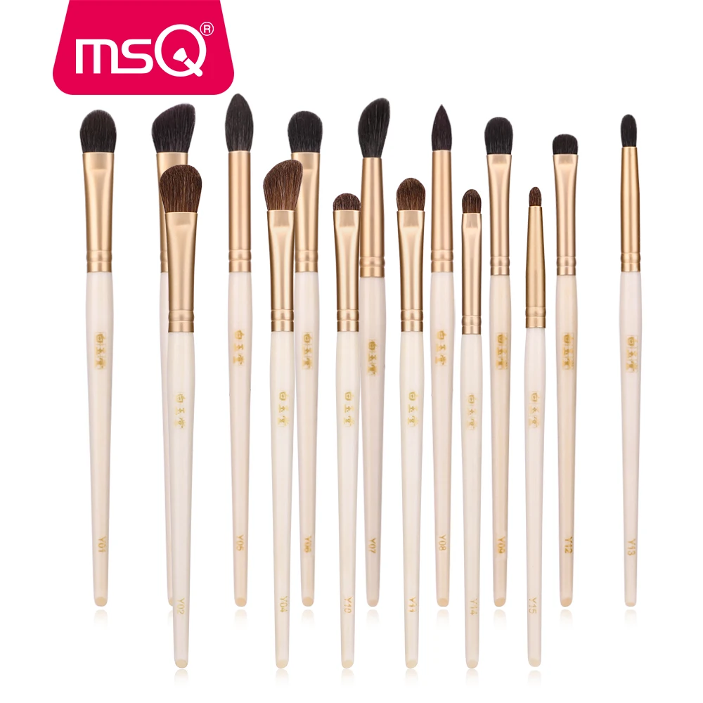 MSQ Makeup Brushes Set Eye Shadow Eyelashes Eyebrow Concealer Nose Eyes Make Up Brushes Kit Cosmetic Horse/Goat Hair With Case
MSQ Makeup Brushes Set Eye Shadow Eyelashes Eyebrow Concealer Nose Eyes Make Up Brushes Kit Cosmetic Horse/Goat Hair With Case