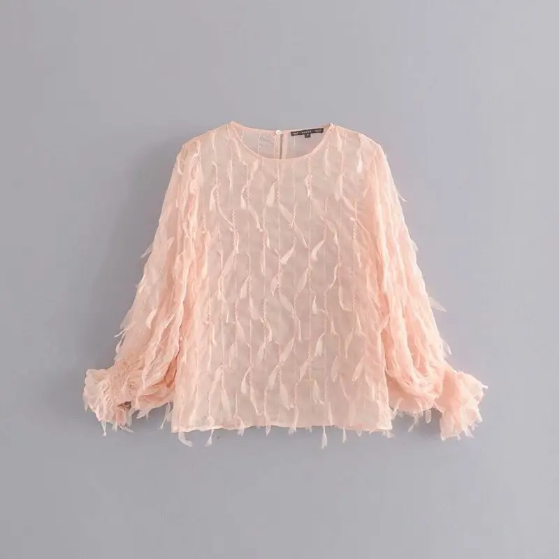 Chic Women Chiffon Blouse Shirt Summer 2019 New Fashion Clothes Long Sleeve Transparent Pink Modern Lady Character Tops
Chic Women Chiffon Blouse Shirt Summer 2019 New Fashion Clothes Long Sleeve Transparent Pink Modern Lady Character Tops
