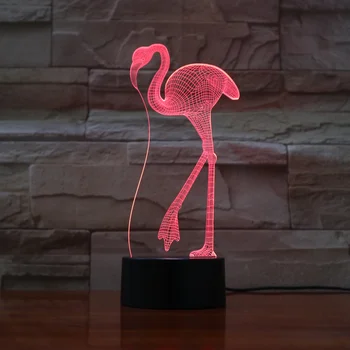 Flamingo LED Night Light 3D Illusion 7 Color Changing Decorative Light Kids Girl Gift Animals Flamingo Desk Night Lamp Bedside
Flamingo LED Night Light 3D Illusion 7 Color Changing Decorative Light Kids Girl Gift Animals Flamingo Desk Night Lamp Bedside