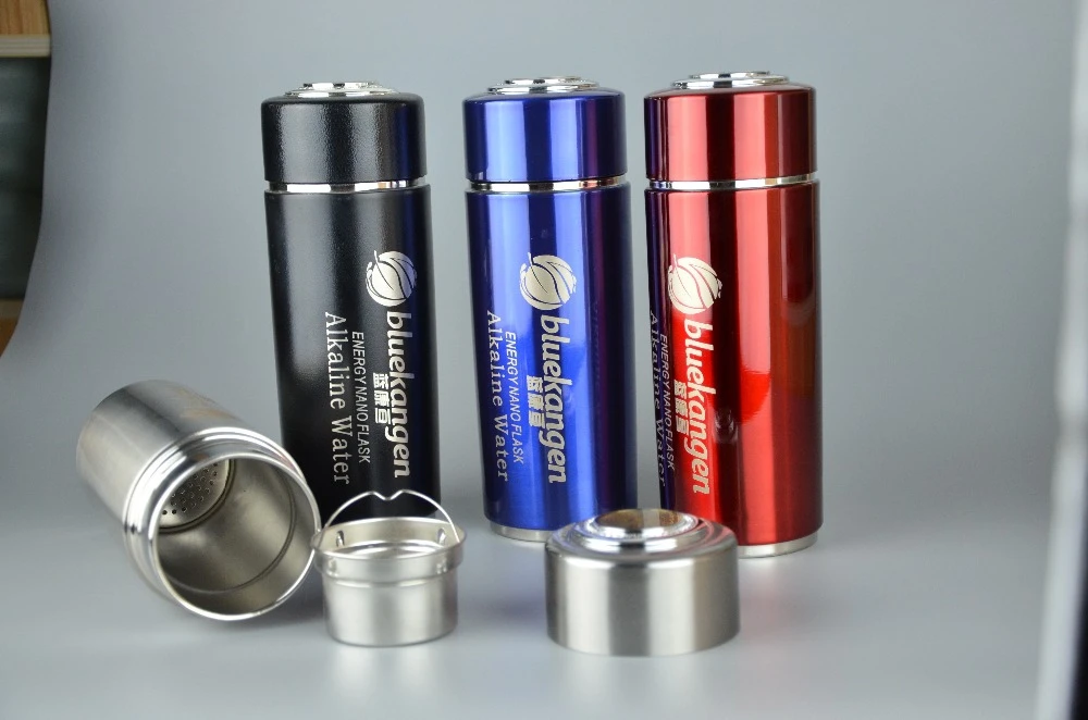 304 stainless steel Alkaline Water bottle/flask/Nano energy cup with thermos function+ dual energy filter+gifted cylinder box
304 stainless steel Alkaline Water bottle/flask/Nano energy cup with thermos function+ dual energy filter+gifted cylinder box