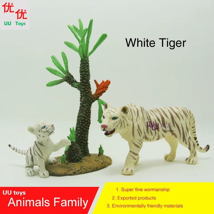 Hot toys: White Tiger family pack Simulation model Animals kids toys children educational props Action Figures
Hot toys: White Tiger family pack Simulation model Animals kids toys children educational props Action Figures