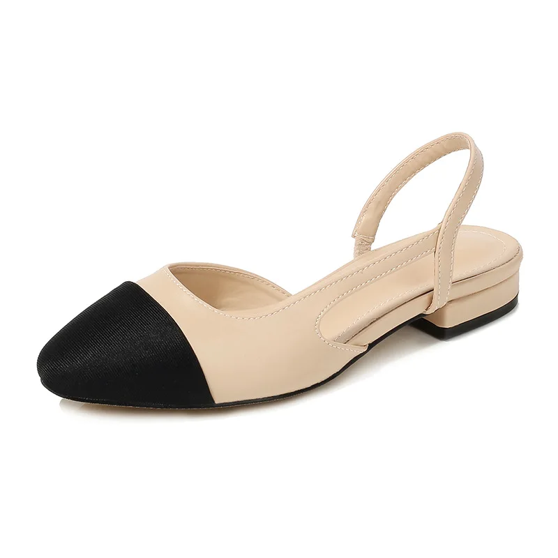 Women's New Fashion Concise Elegant Beige/black Flat shoes Lady's Round Toe Mary Jane Shoes Party Office Shoes
Women's New Fashion Concise Elegant Beige/black Flat shoes Lady's Round Toe Mary Jane Shoes Party Office Shoes