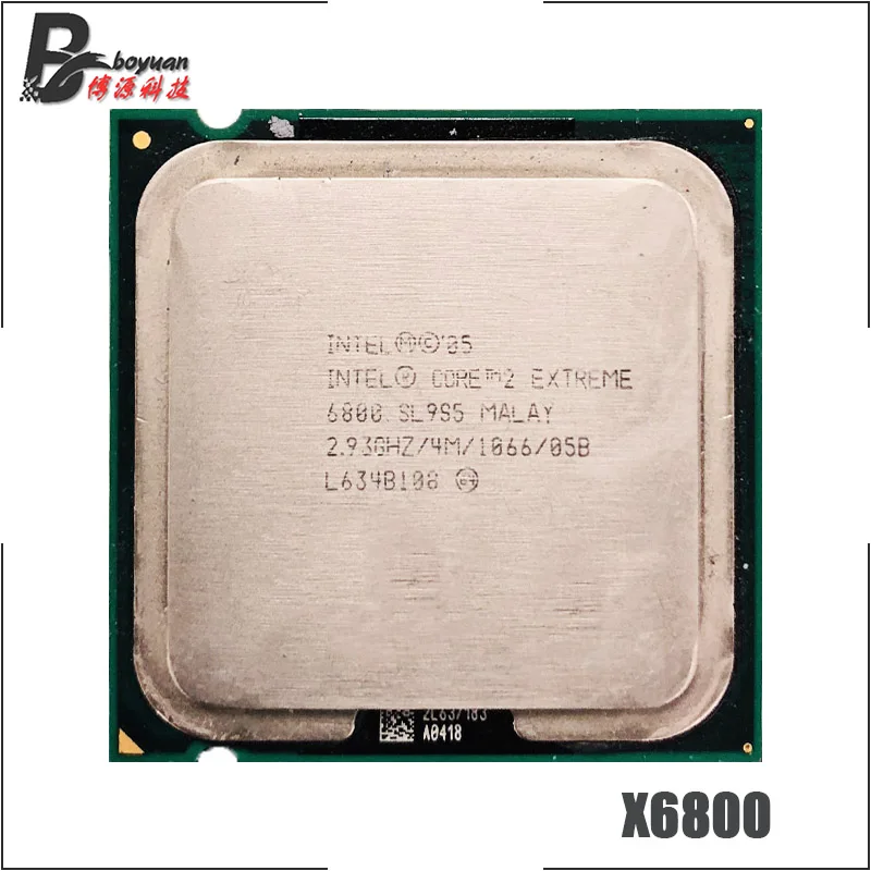 Intel Core 2 Extreme X6800 2.933 GHz Dual-Core Dual-Thread CPU Processor 4M 75W LGA 775
Intel Core 2 Extreme X6800 2.933 GHz Dual-Core Dual-Thread CPU Processor 4M 75W LGA 775