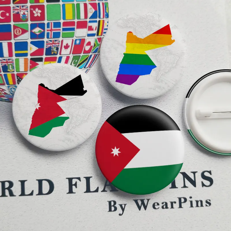 Royaume Hachémite de Jordanie Drapeau National coudre sur patch livraison gratuite