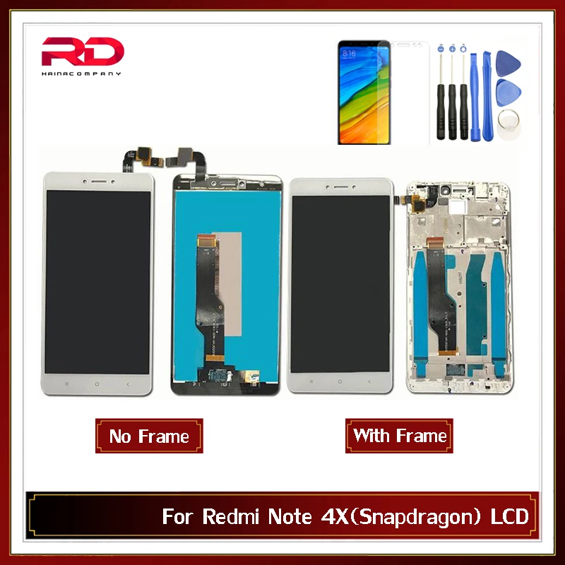 Для Xiaomi Note 4 глобальная версия LCD Redmi 4X ЖК дисплей сенсорный экран дигитайзер в