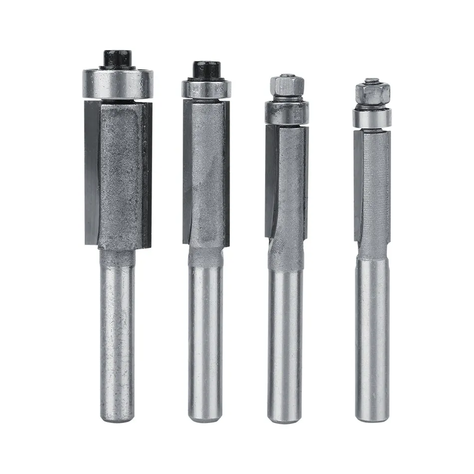 1 Pcs Flush Trim Bit Set 1/4'' Straight Shank Router Bits Bearing Flush Trim Bits Carbide Tipped 6/8/10/12mm Optional router bit
1 Pcs Flush Trim Bit Set 1/4'' Straight Shank Router Bits Bearing Flush Trim Bits Carbide Tipped 6/8/10/12mm Optional router bit