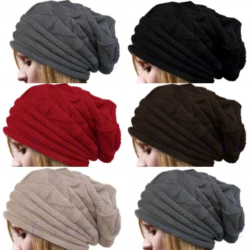 Men Women Slouchy Alfa-Romeo-Sports-car-Giulia-SUV Winter Long Oversized Beanie Knit Cap Stretchy Slouch Beanie Hat