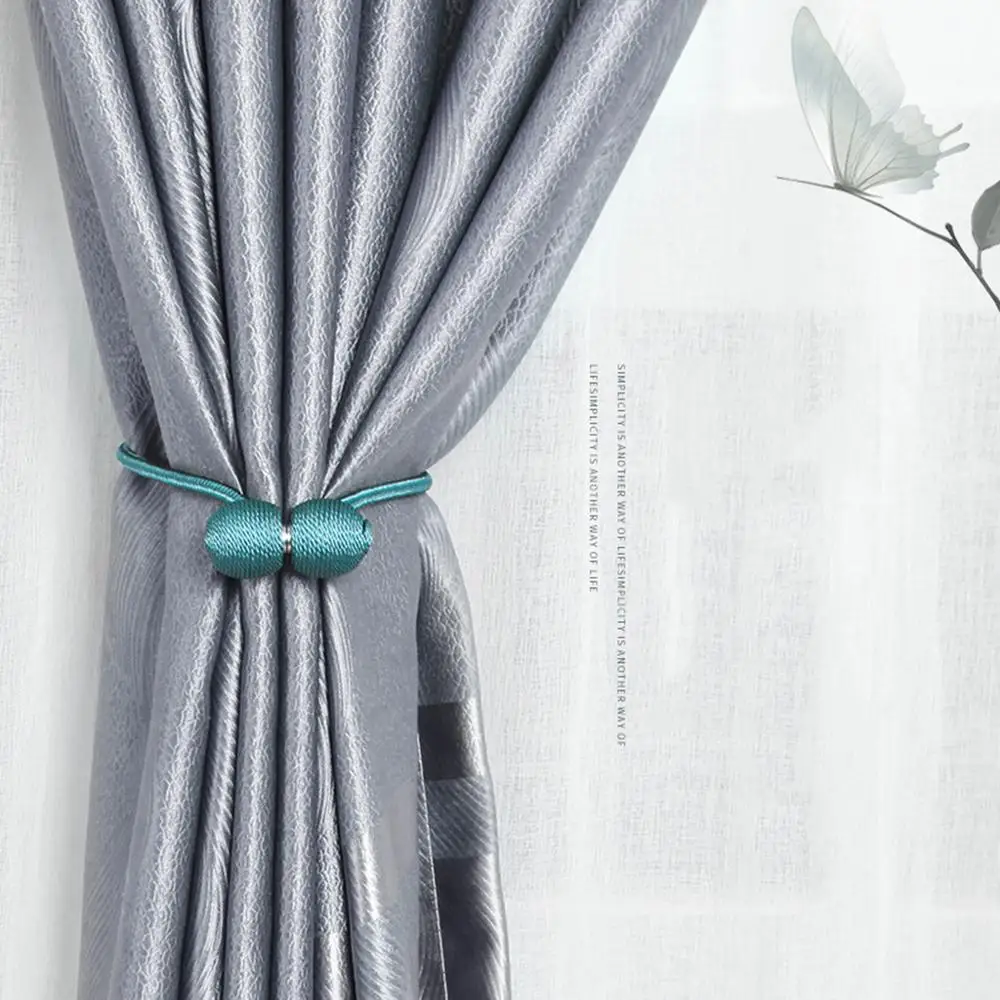 Simple Popular New Design European Style hand-woven Non-porous Curtain Lanyard Magnetic Cheap curtain tie rope buckle #4M24
Simple Popular New Design European Style hand-woven Non-porous Curtain Lanyard Magnetic Cheap curtain tie rope buckle #4M24