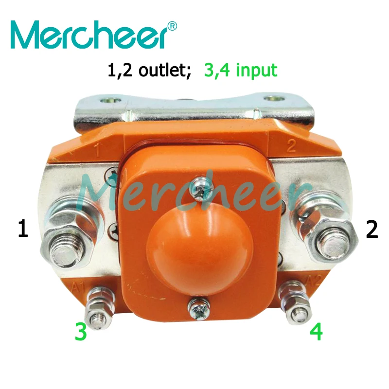NO (normally open) 12V 24V 36V 48V 60V 72V 400A DC Contactor for motor forklift electromobile grab wehicle car winch ZJ400A
NO (normally open) 12V 24V 36V 48V 60V 72V 400A DC Contactor for motor forklift electromobile grab wehicle car winch ZJ400A