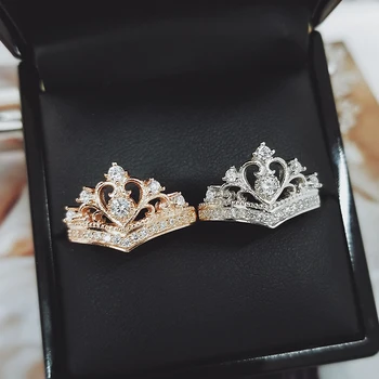 solid 925 Sterling Silver Ring Finger crown princess promise fashion Ring for girl love party Women Jewelry Engagement R4604S
solid 925 Sterling Silver Ring Finger crown princess promise fashion Ring for girl love party Women Jewelry Engagement R4604S