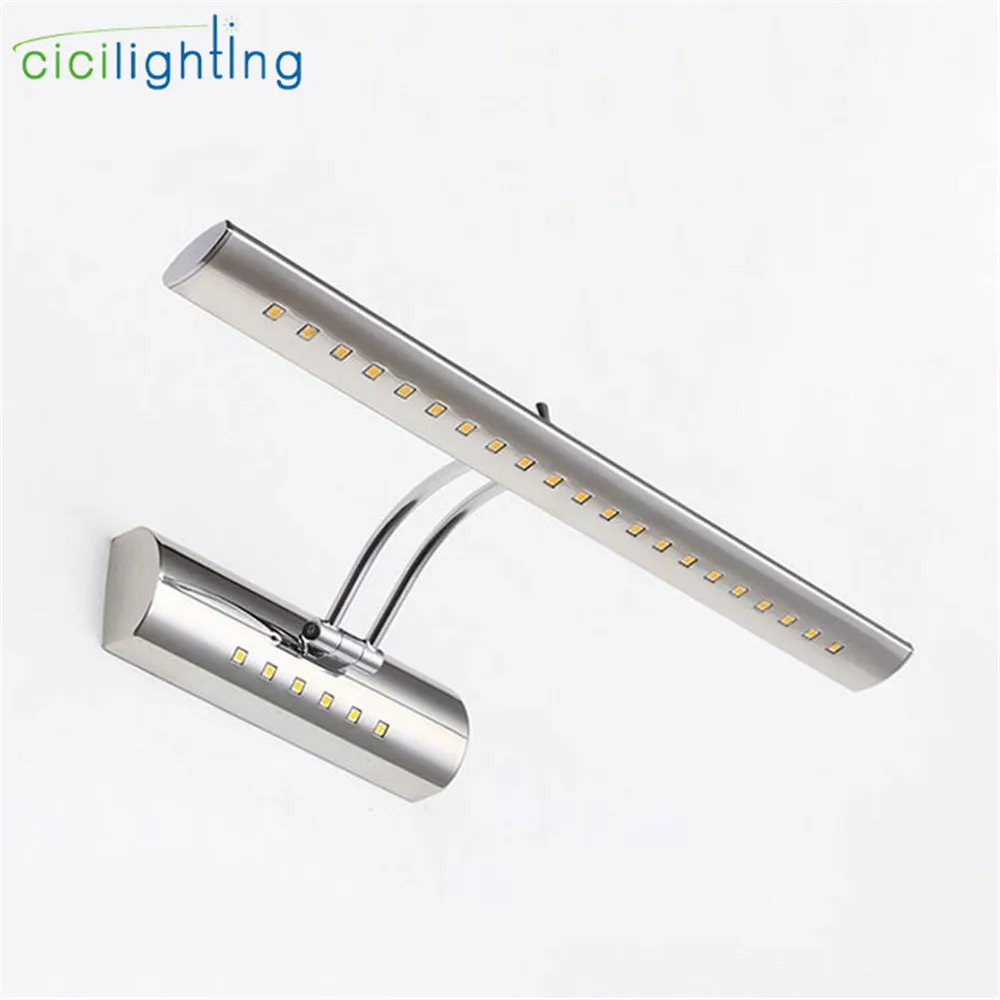 90V - 265V AC 5W led mirror lights lamp 40cm Stainless steel cabinet lights SMDLED rocket waterproof bathroom makeup fixture
90V - 265V AC 5W led mirror lights lamp 40cm Stainless steel cabinet lights SMDLED rocket waterproof bathroom makeup fixture