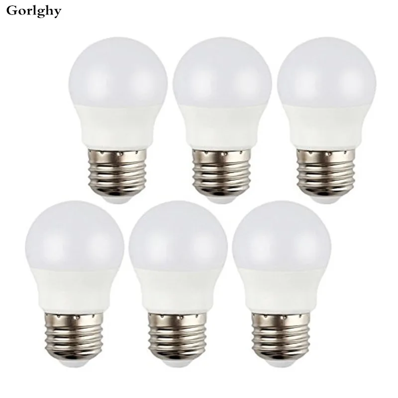 6pcs/lot 3W Light Bulb E27 400LM LED Energy Saving Light Bulbs 40 Watt Equivalent LED Lights for Home Warm Cool White Color 220
6pcs/lot 3W Light Bulb E27 400LM LED Energy Saving Light Bulbs 40 Watt Equivalent LED Lights for Home Warm Cool White Color 220