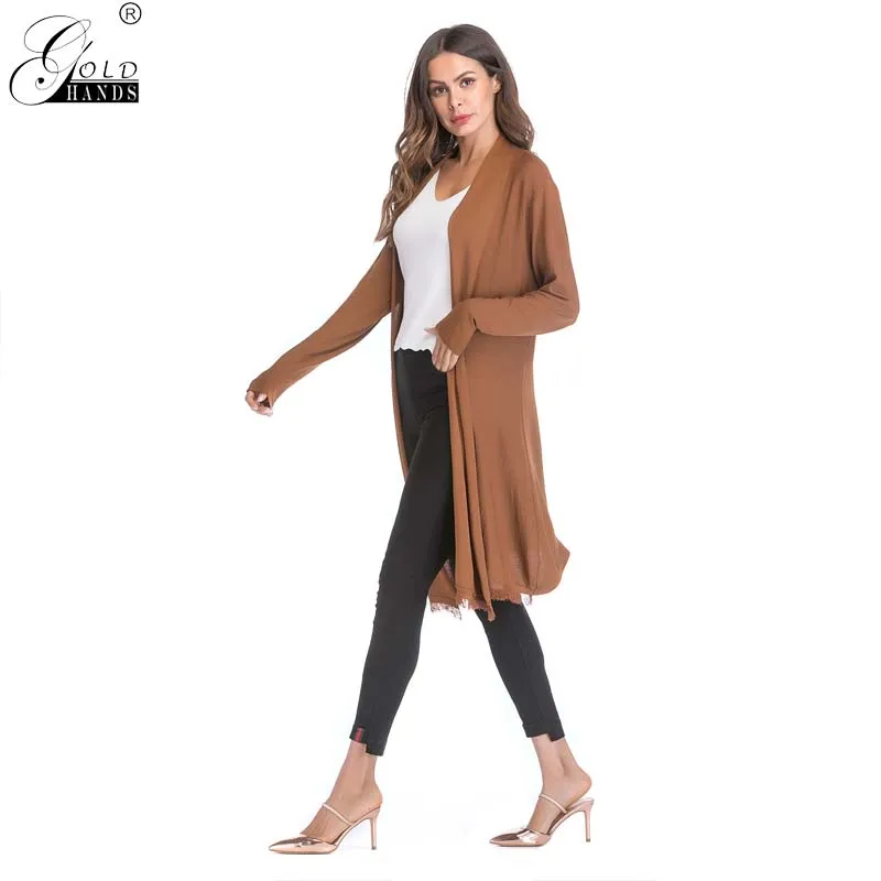 Gold Hands Autumn Winter New Fashion Cardigan Long Sleeved Thin Coats Ladies Outerwear Solid Skinny Office Lady Casual Coat
Gold Hands Autumn Winter New Fashion Cardigan Long Sleeved Thin Coats Ladies Outerwear Solid Skinny Office Lady Casual Coat