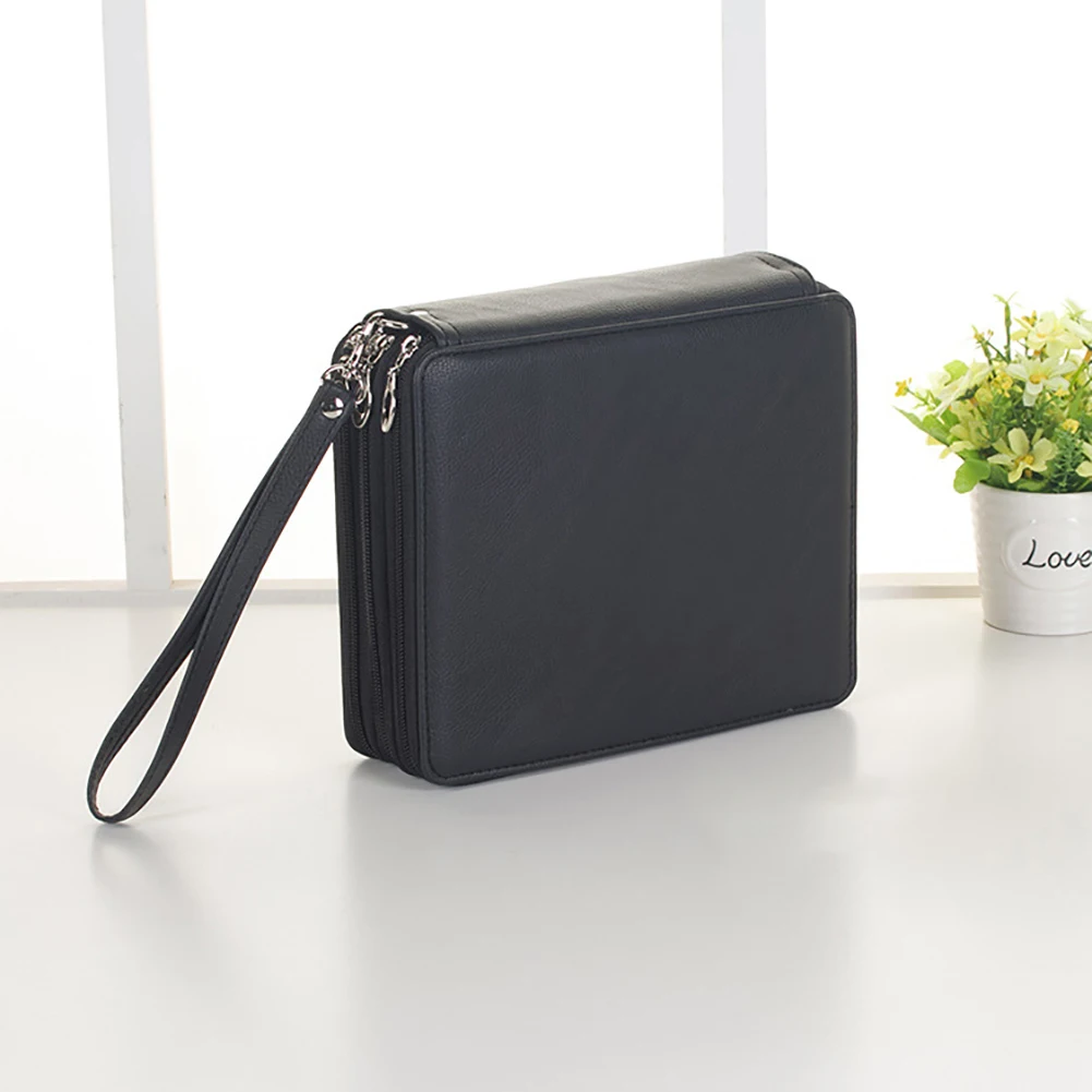 168 Slots Solid Storage Pen Bag Gift School Supplies PU Leather Stationery Sketch Office With Zipper Pencil Case Multifunctional
168 Slots Solid Storage Pen Bag Gift School Supplies PU Leather Stationery Sketch Office With Zipper Pencil Case Multifunctional