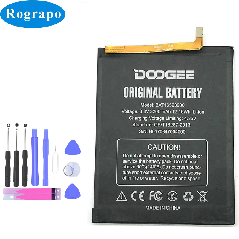 New 3200mAh BAT16523200 Replacement Battery Bateria Batterie For Doogee Y6 C Y6C MTK6750 Octa Core Mobile Phone Batteries
New 3200mAh BAT16523200 Replacement Battery Bateria Batterie For Doogee Y6 C Y6C MTK6750 Octa Core Mobile Phone Batteries