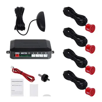 DC12V Universal Wireless Car Parking Rear Reverse 4 Sensors Buzzer Radar LED Display Audio Alarm
DC12V Universal Wireless Car Parking Rear Reverse 4 Sensors Buzzer Radar LED Display Audio Alarm