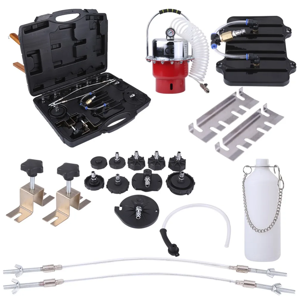 Pneumatic Air Pressure Brake Bleeder Tool Kit Professional Braking Bleeding Set Top Quality
Pneumatic Air Pressure Brake Bleeder Tool Kit Professional Braking Bleeding Set Top Quality