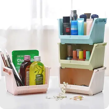 Desktop Storage Box Plastic Cosmetic Organizer 2 Pcs/Lot Superimposed Jewelry Box
Desktop Storage Box Plastic Cosmetic Organizer 2 Pcs/Lot Superimposed Jewelry Box
