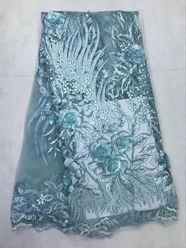 Beautiful 3D flower French tulle material fashion net lace fabric for evening dress GN128(5yards/lot) many color
Beautiful 3D flower French tulle material fashion net lace fabric for evening dress GN128(5yards/lot) many color