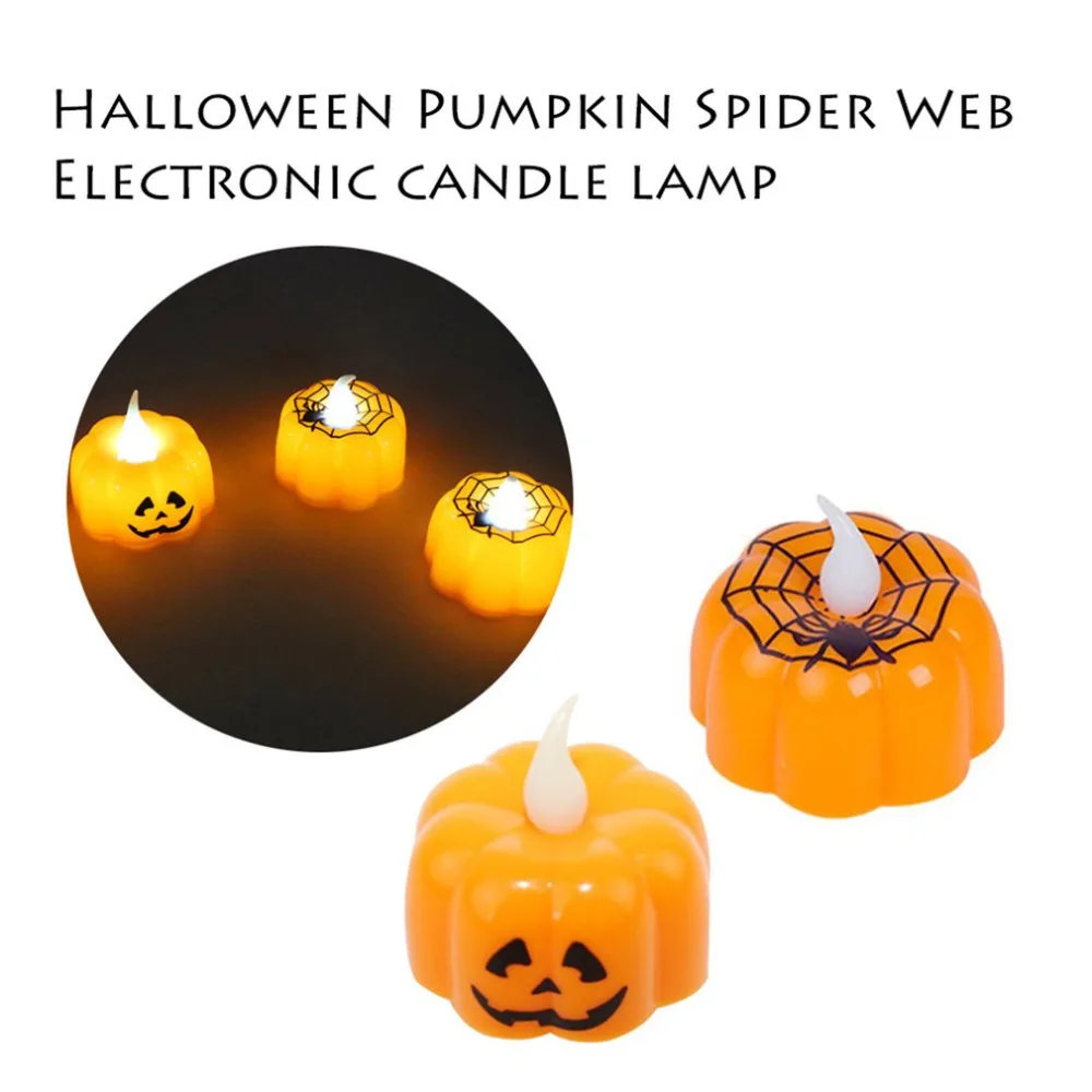 Halloween Ghost Festival Decoration Props Pumpkin Spider Web Electronic Candle Lights pumpkin spider web candle lamp Random type
Halloween Ghost Festival Decoration Props Pumpkin Spider Web Electronic Candle Lights pumpkin spider web candle lamp Random type