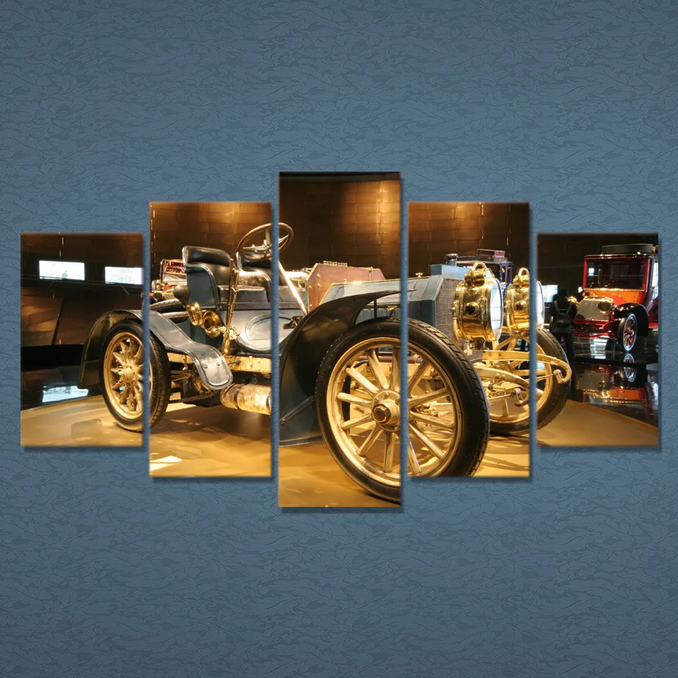 Unframed 5 Piece Canvas Painting Vintage Car HD Print Poster Wall Art picture for Living Room Home Decor
Unframed 5 Piece Canvas Painting Vintage Car HD Print Poster Wall Art picture for Living Room Home Decor